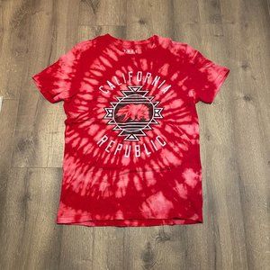 California Republic Bleach Dye T-Shirt